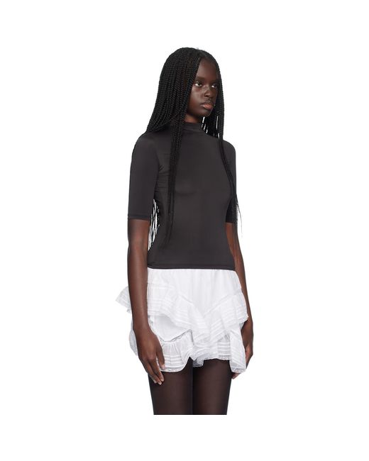 Sandy Liang Black Lillian T-shirt