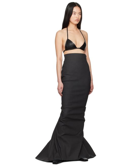 Rick Owens ブラック Hollywood レザー ブラ Black