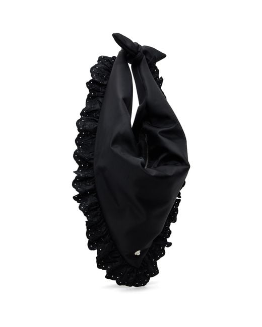 Simone Rocha Black Pillowcase Satchel Bag