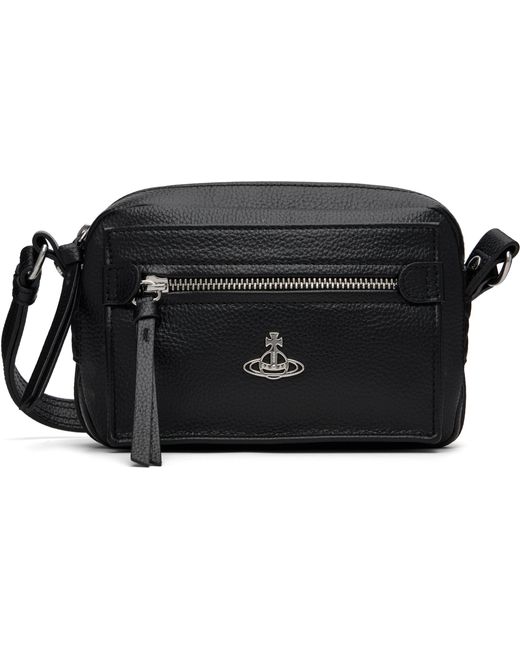 Vivienne Westwood Black Hannah Crossbody Bag for men
