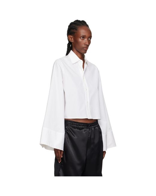 MM6 by Maison Margiela White Cotton Shirt