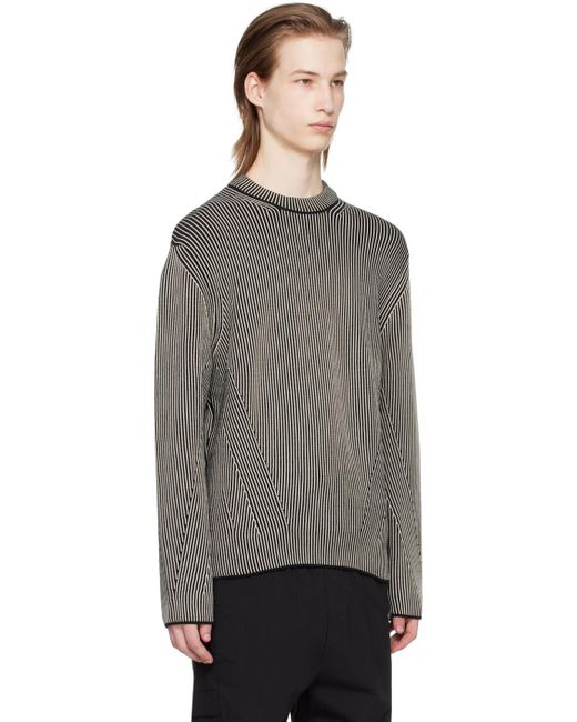 PS by Paul Smith Black Stripe Sweater for men