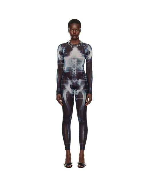 Jean Paul Gaultier Black 'The Squeletor' Jumpsuit