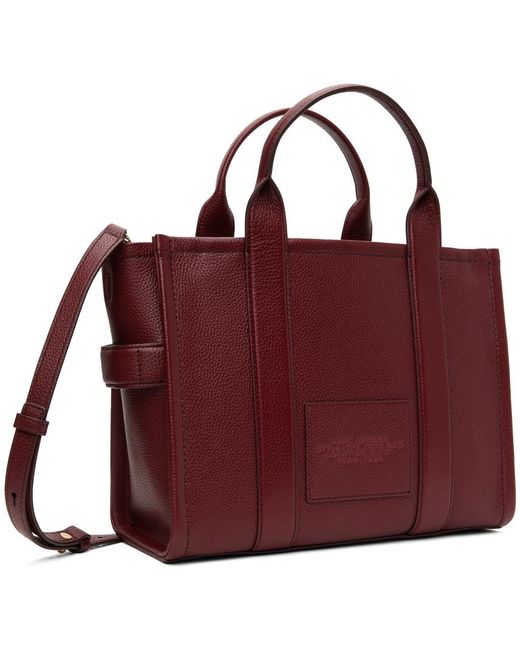 Marc Jacobs Red Burgundy 'the Leather Medium' Tote