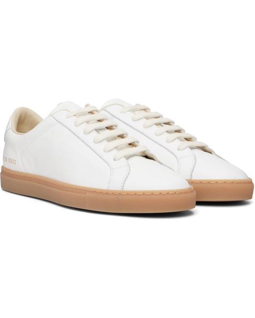 Common Projects Black Achilles Low Profile Sneakers for men
