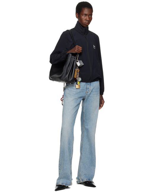Balenciaga ブラック ラージ Rodeo チャーム バッグ Black