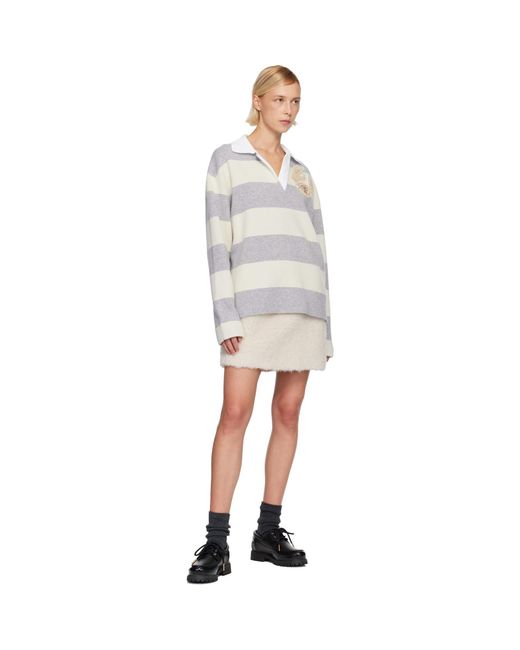 Moncler Multicolor Off- Long Sleeve Polo