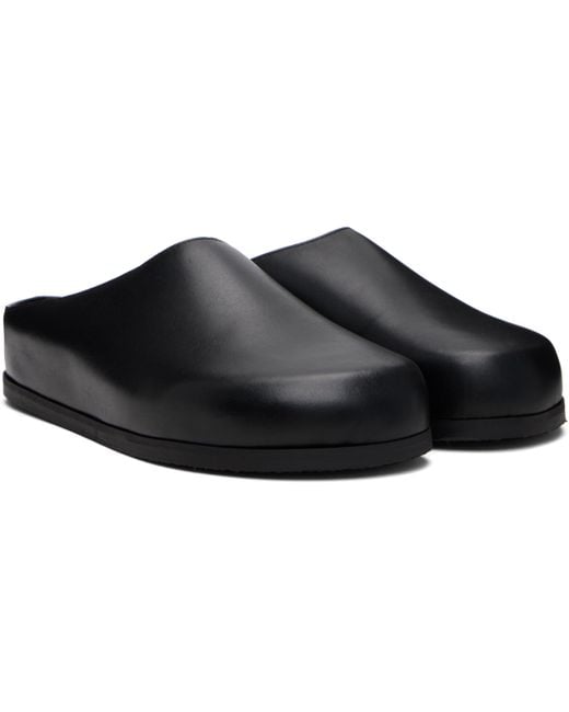 Studio Nicholson Black Wearing Clog Loafers