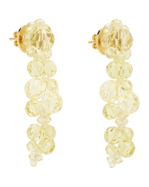 Simone Rocha Metallic Mini Cluster Earrings
