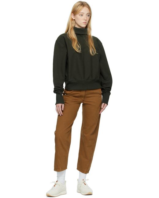 Col Roulé Côtelé Kaki Exclusif À Ssense Quira en coloris Black