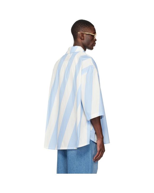 Jacquemus White Off- 'The Triangle' Shirt for men