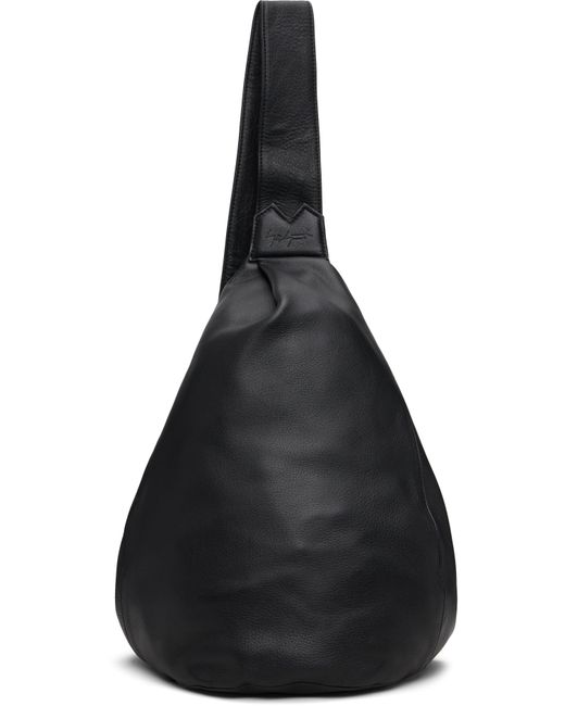 Yohji Yamamoto Tuck Sling Medium Bag in Black for Men | Lyst