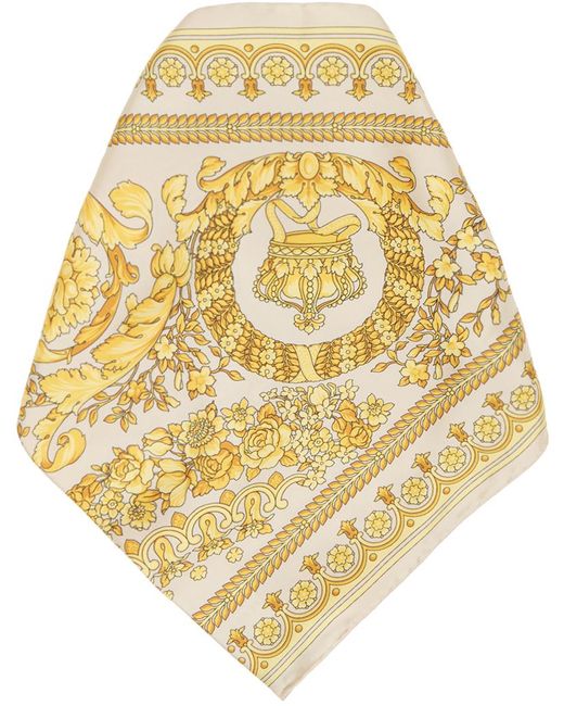 Foulard et jaune à motif baroque Versace pour homme en coloris Natural