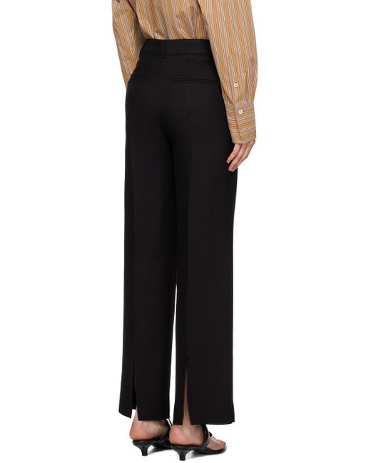 Totême  Black Relaxed Trousers