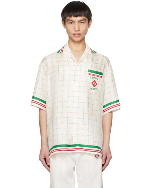 Casablancabrand Multicolor Casa Sport Check-print Shirt for men