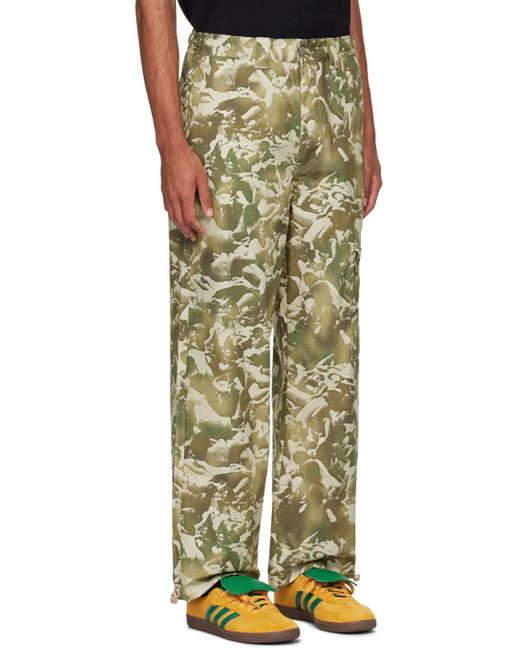 Carne Bollente Green Orgy Temptations Cargo Pants for men