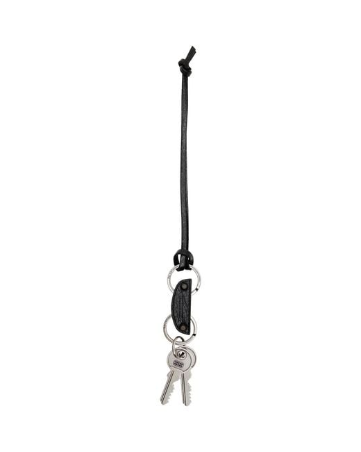 Balenciaga Metallic 'Le City Keys' Keychain for men