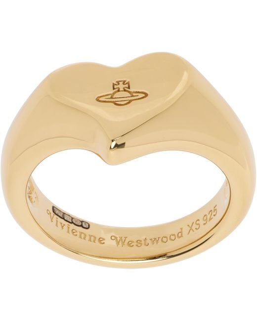 Vivienne Westwood Metallic Marybelle Ring for men