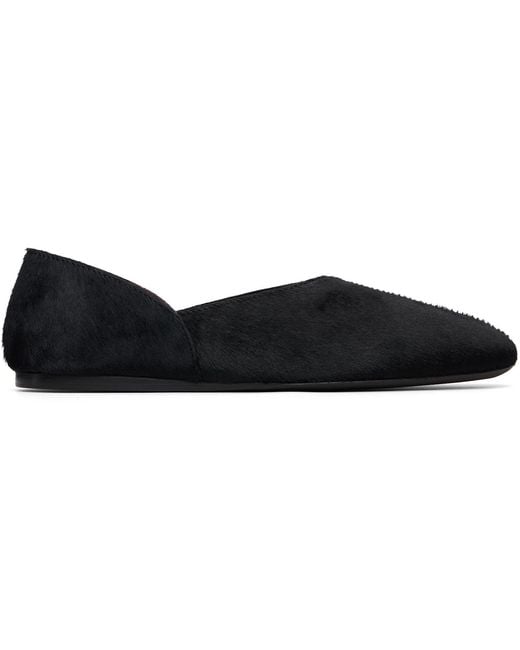 Khaite Black Jane Ballerina Flats