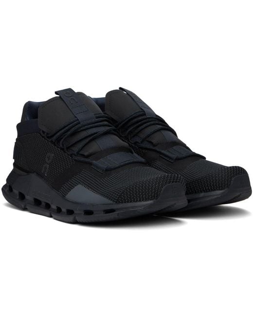 On Shoes Black Cloudnova Sneakers for men
