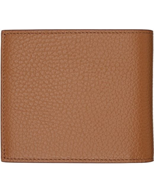 Givenchy Brown Grained Leather Wallet for men