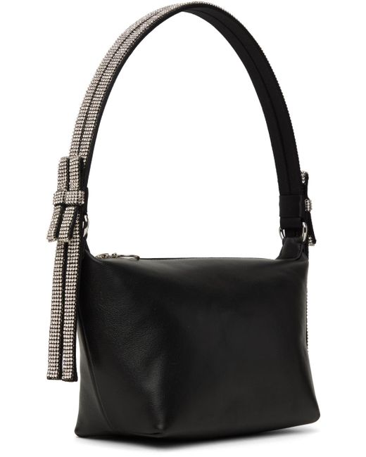 Kara Black Double Bow Shoulder Bag