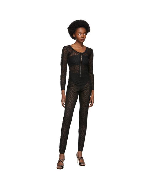 DIOTIMA Black Lace Jumpsuit
