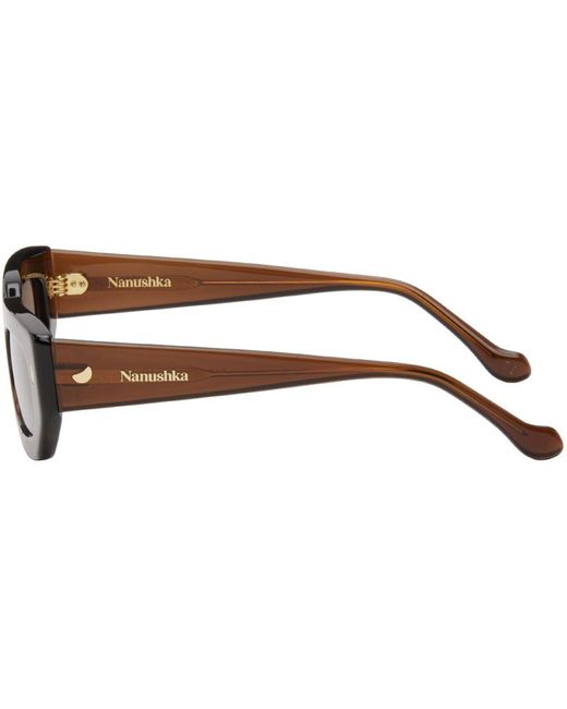 Nanushka Black Kadee Sunglasses for men
