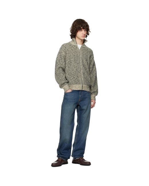 Jil Sander Multicolor Knit Track Jacket for men