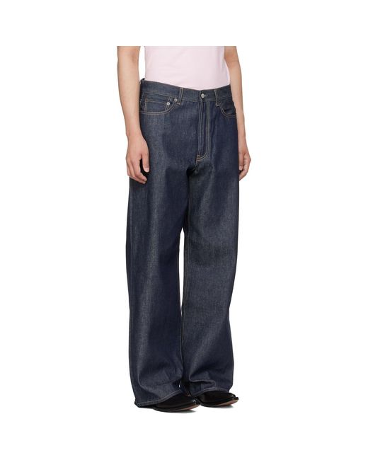 Acne Blue 1981 Loose Fit Jeans for men