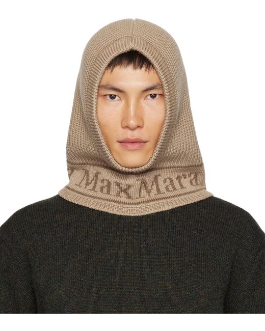 Max Mara Black Gong Hood for men