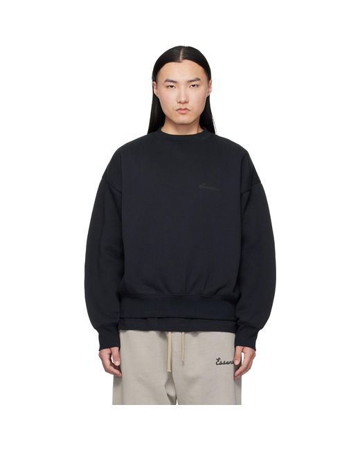 Fear Of God Blue Classic Crewneck Sweatshirt for men