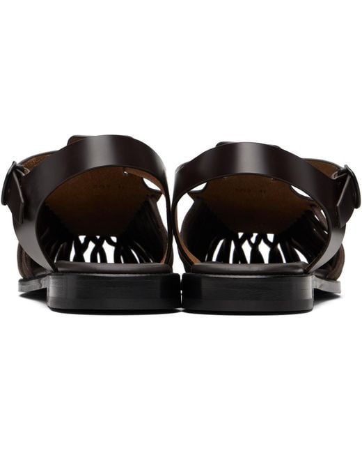 Hereu Black Alaro Sandals for men