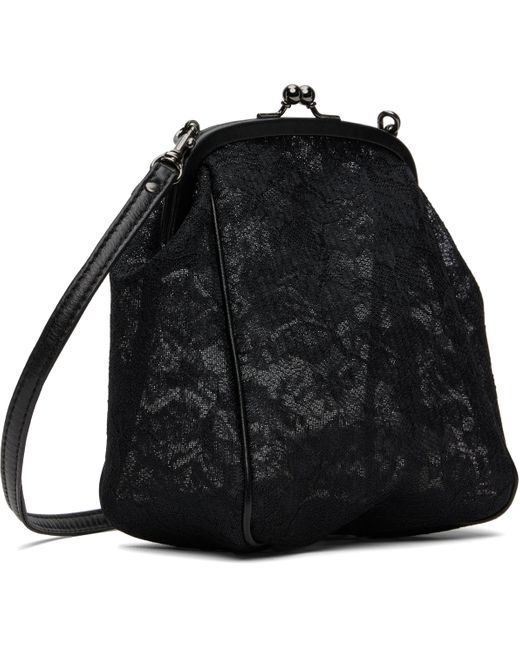 Yohji Yamamoto Black Clasp Pouch Bag
