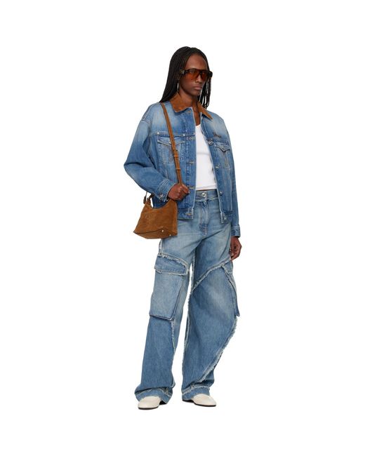 Versace Blue Trucker Denim Jacket