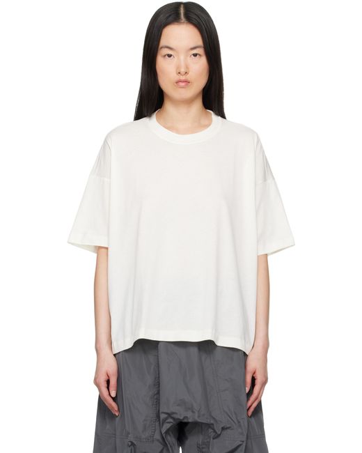 T-Shirt À Manches Courtes Surdimensionné Tilly Blanc Cassé À Col Ras Du Cou Sofie D'Hoore en coloris White