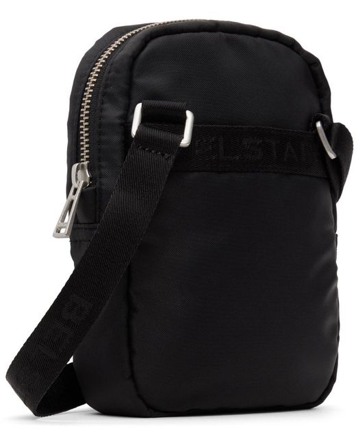 Belstaff Black Nylon Street Messenger Bag for men
