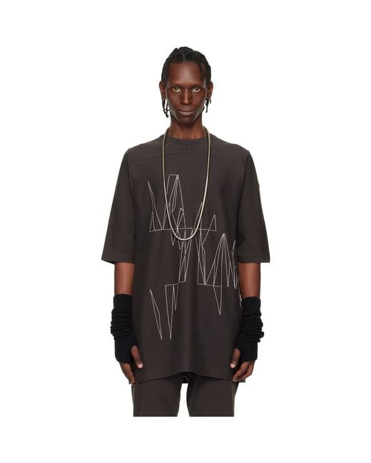 Rick Owens Black Moncler + Jumbo Ss T-Shirt for men