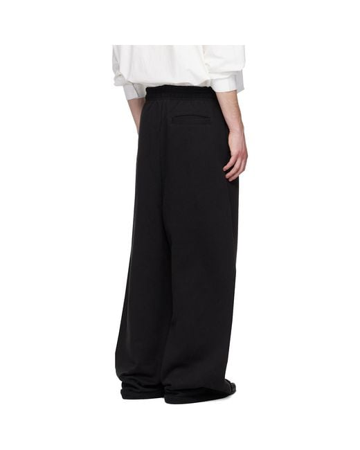 Entire studios Black Full Sweatpants for men