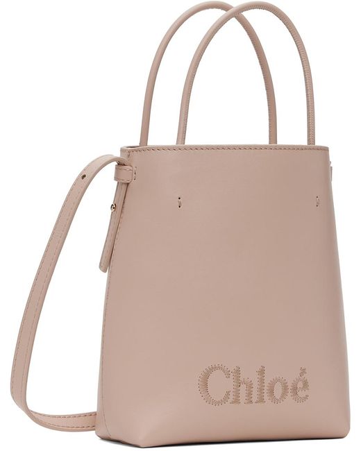 Chloé Natural Pink Sense Micro Bag