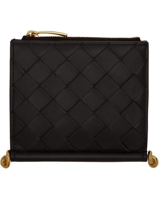 Bottega Veneta ブラウン スモール Solstice 二つ折り財布