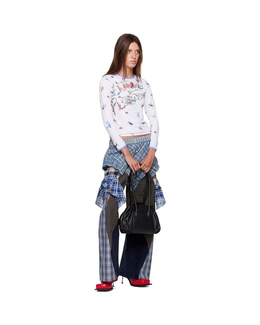 Chopova Lowena Blue Swoon Pyjama Trousers