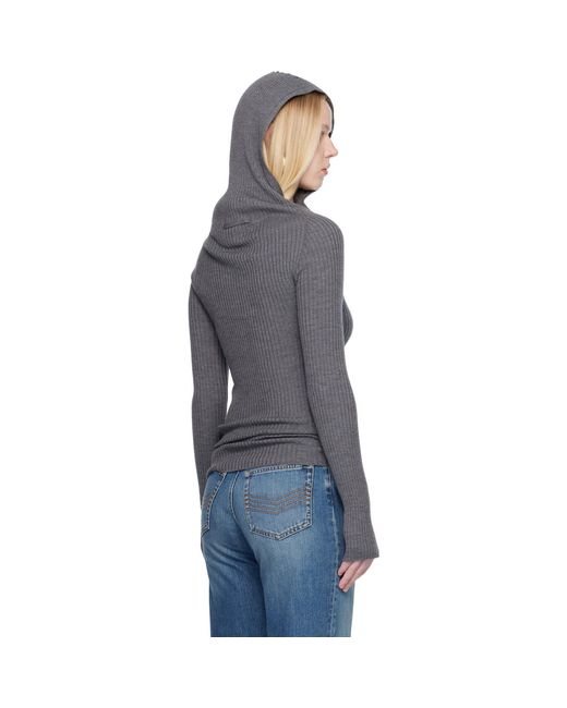 Jean Paul Gaultier Black Asymmetric Hoodie