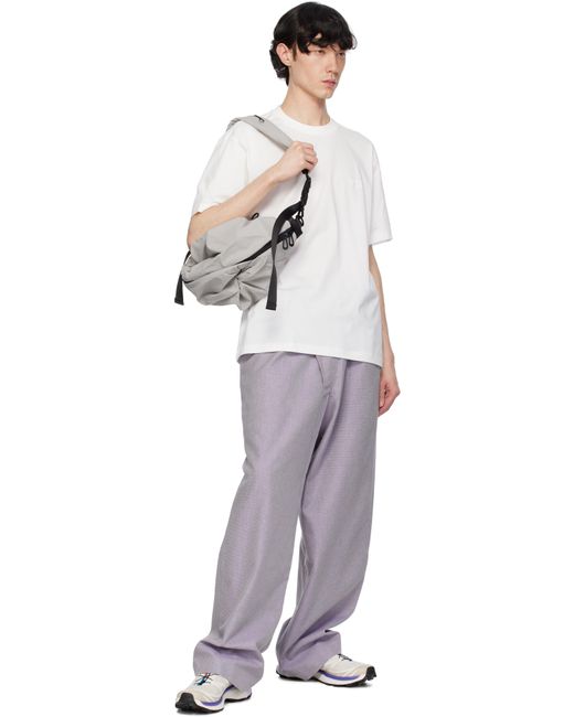 メンズ Côte&Ciel グレー Orne Smooth バッグ Black