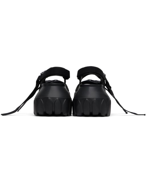 Rick Owens Hollywood Mega Tractor Sandals in Black for Men | Lyst