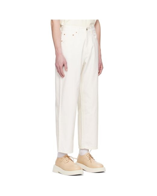 LE17SEPTEMBRE White Five-Pocket Jeans for men