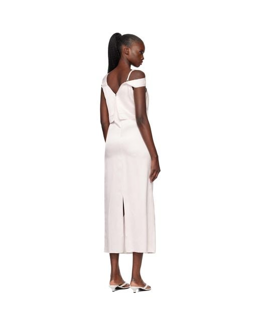 Totême Black V-Neck Slip Maxi Dress