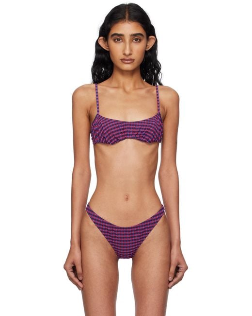 Fruity Booty Black Radicchio Bikini Top