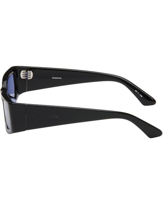 Entire studios Black Elemental Sunglasses for men