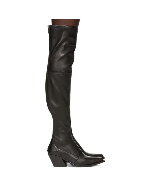 Givenchy Black Over-the-knee Cowboy Boots
